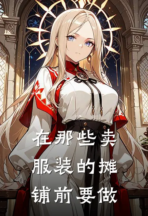 在那些卖服装的摊铺前要做