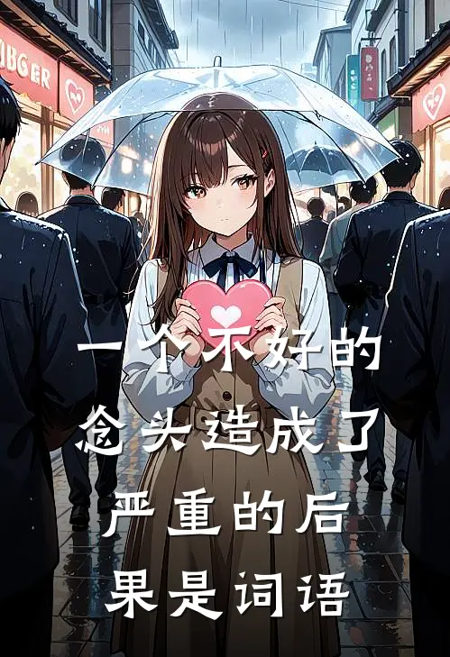 一个不好的念头造成了严重的后果是词语