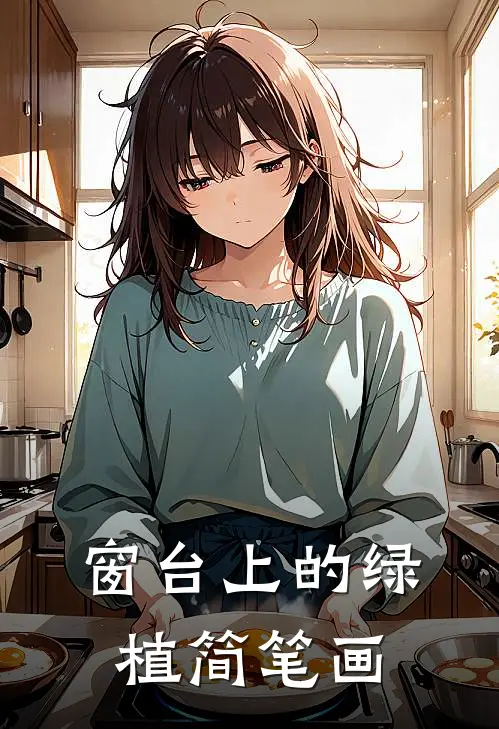窗台上的绿植简笔画