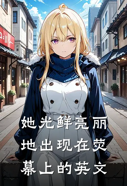 她光鲜亮丽地出现在荧幕上的英文