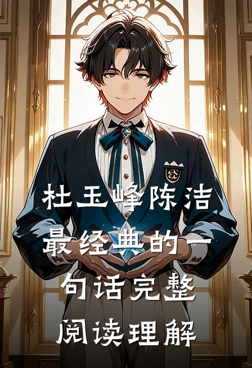 杜玉峰陈洁最经典的一句话完整阅读理解