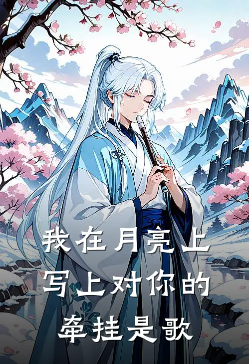 我在月亮上写上对你的牵挂是歌