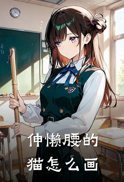 伸懒腰的猫怎么画