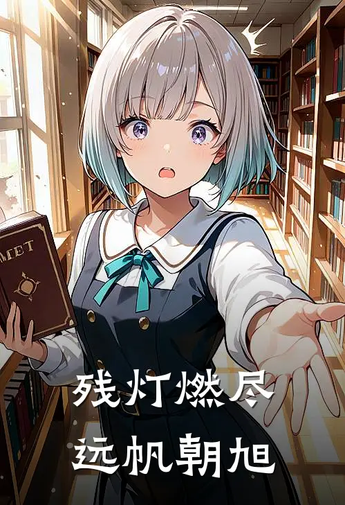 残灯燃尽，远帆朝旭