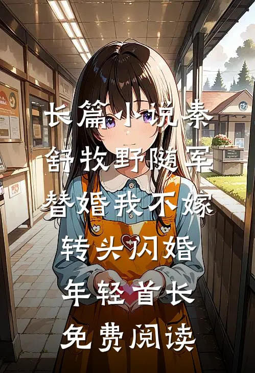 长篇小说秦舒牧野随军替婚我不嫁,转头闪婚年轻首长免费阅读